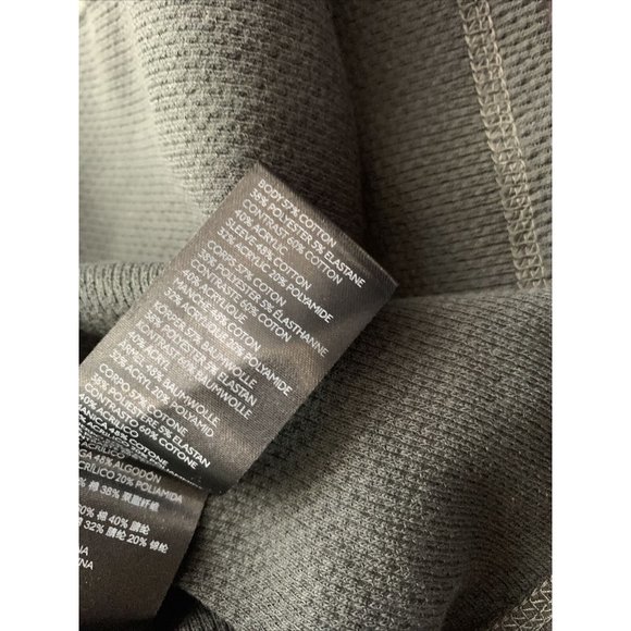 Free People Women's Black Long Sleeve On My Way Cuff Thermal Top NWT - Picture 9 of 9